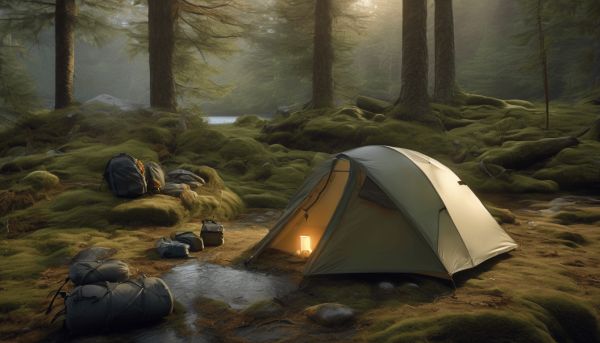 Bivouac confortable avec une tente 2 places légère